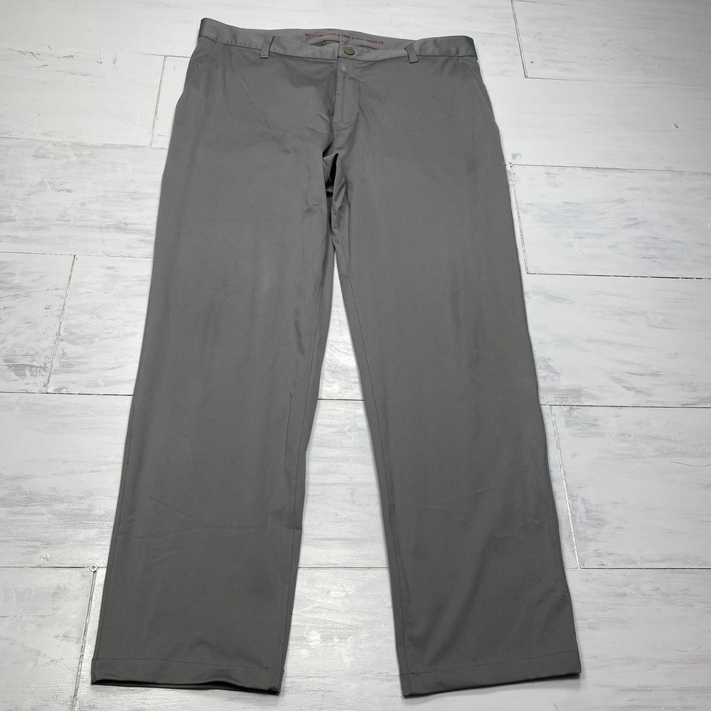 Rhone Commuter Pants Mens 36 Gray Performance Stretch Technical Trousers 100161